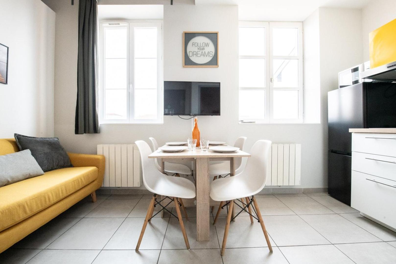 Duplex Scandinave A Cosy Et Calme - Lyon Part-Dieu 외부 사진
