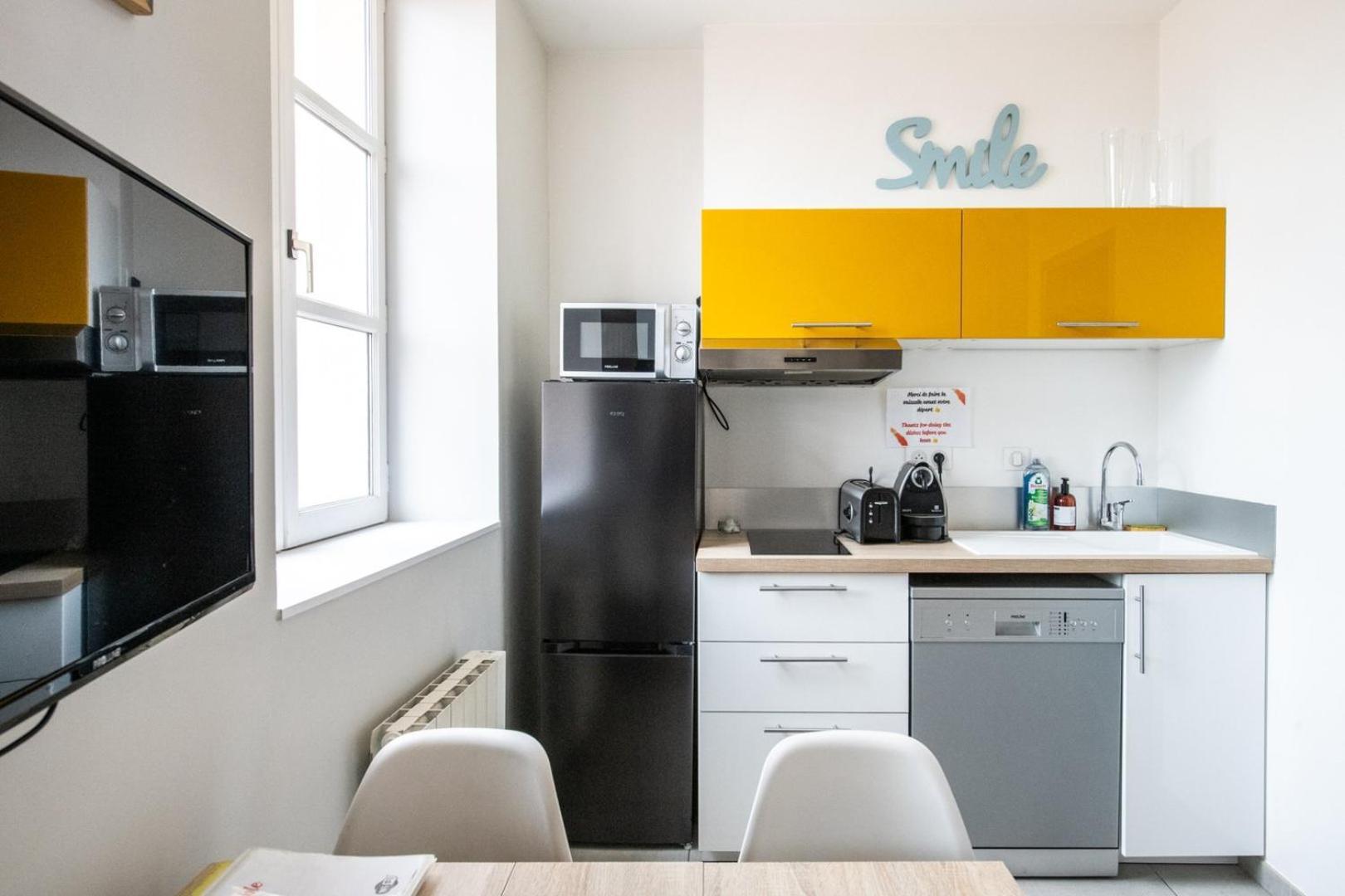 Duplex Scandinave A Cosy Et Calme - Lyon Part-Dieu 외부 사진